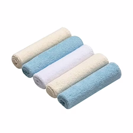 Papi Textil Toalhinha De Boca Atoalhada Bordados Karinho 22Cm X 22Cm Contém 05 Un