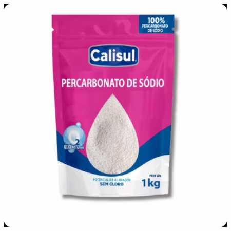 Percarbonato 100% Puro Tira Manchas Roupas Brancas e Coloridas