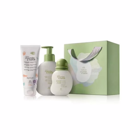 Presente Natura Mamãe e Bebê Momento Chá de Bebê (3 produtos)