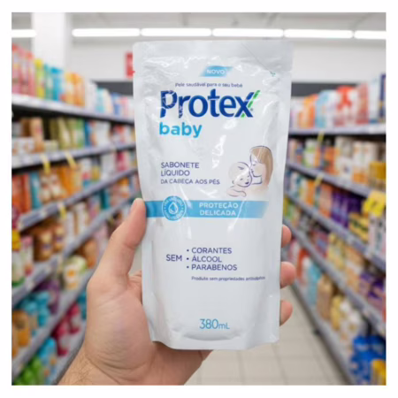 Sabonete Líquido Bebê Protex Baby Delicate Care 380ml