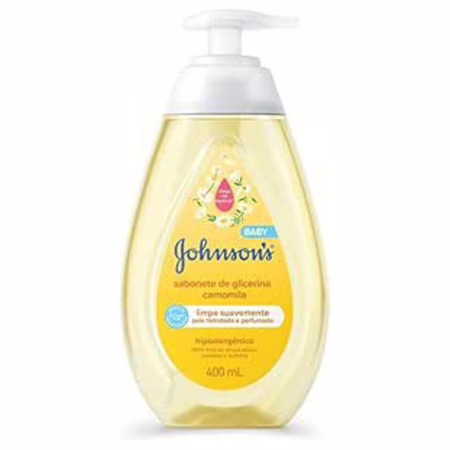 Sabonete Líquido Glicerina Camomila JOHNSON’S® Baby, 400mL