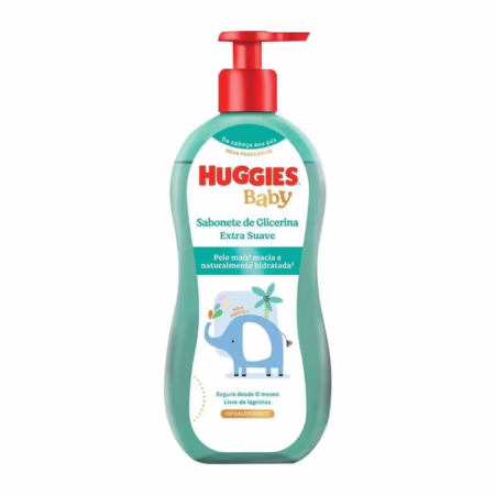 Sabonete Líquido Huggies Extra Suave para bebê 600ml