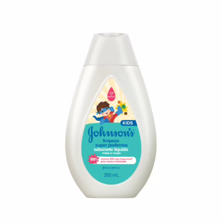 Sabonete Líquido - Limpeza Super Poderosa 200ml, Johnson's Baby