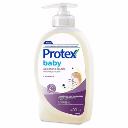 Sabonete Líquido para bebês Protex Baby Lavanda 400ml