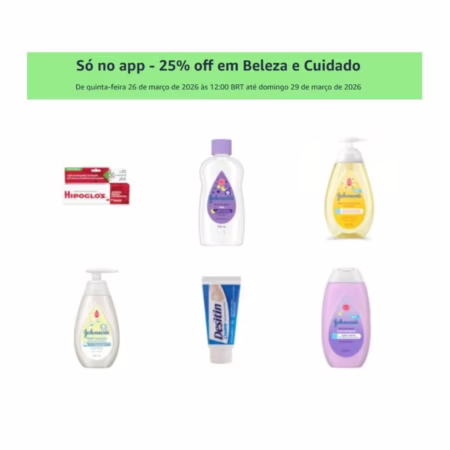 Seleção de Produtos com 25% de Desconto