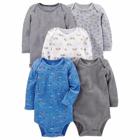 Simple Joys by Carter's Body unissex de manga cumprida (0 a 6 meses)