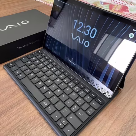 Tablet VAIO TL10 8GB 128GB Octa-Core, Tela 10.4” 2K, 4G WiFi, Câmera 8MP