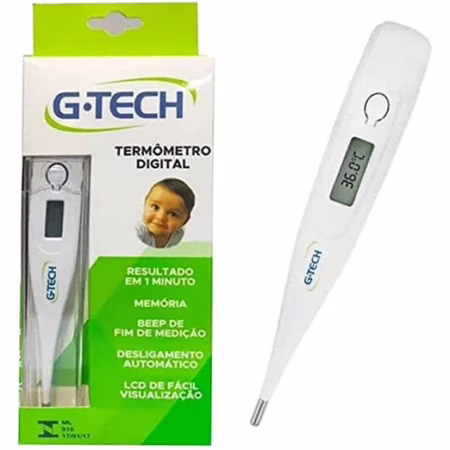 🛍️Termômetro Digital G-tech Branco