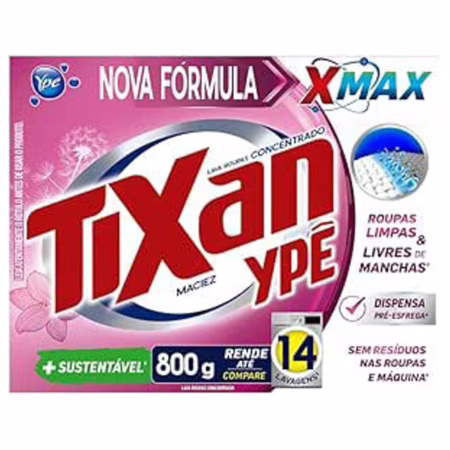 Tixan Ypê Lava Roupas em Pó Maciez 800g