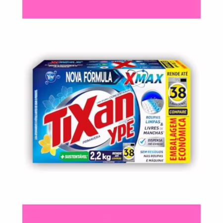 🛍 Tixan Ypê Lava Roupas em Pó Primavera 2,2Kg