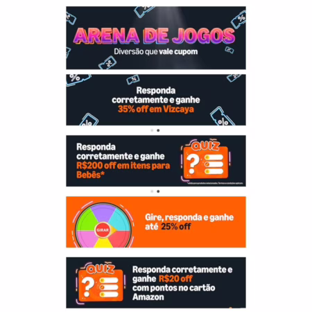 Você já aproveitou o cupom da roleta Amazon?