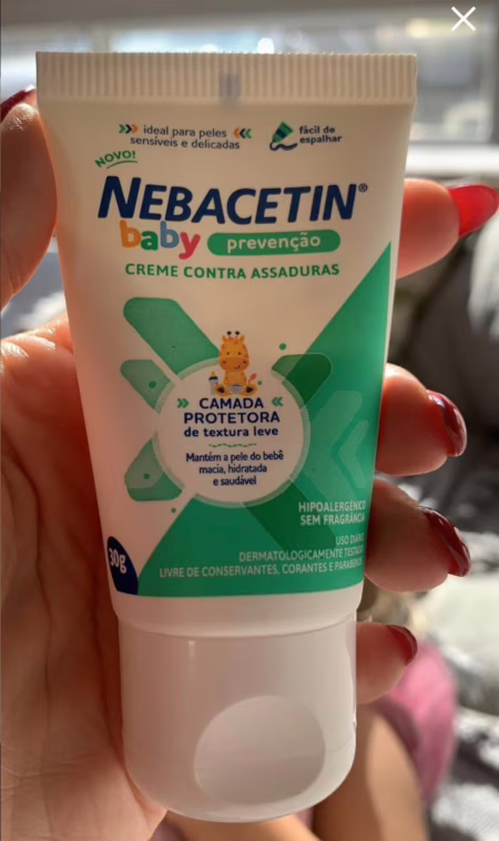 XCreme Prevenção Nebacetin Baby 30g