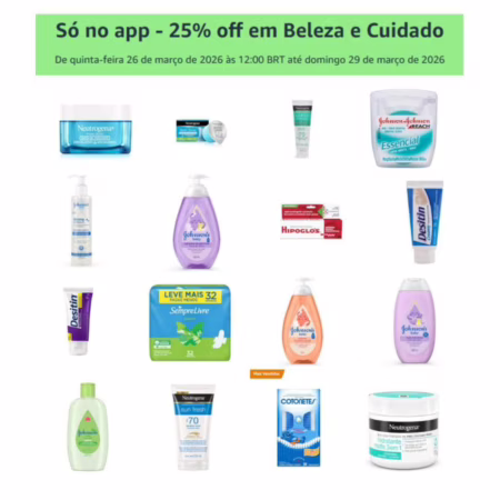 15% off em Beleza e Cuidado Pessoal