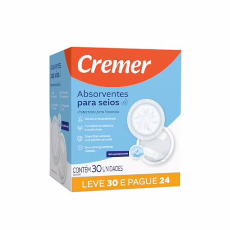 Absorvente para Seios Cremer 30 Un