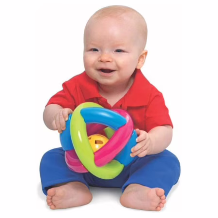 Brinquedo para Bebe Bola Maluquinha Cores Sortidas, Merco Toys
