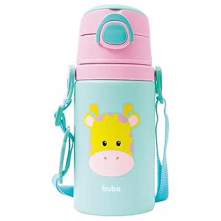 Buba Garrafinha De Aluminio Animal Fun, Girafa