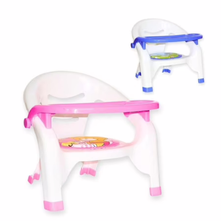 Cadeira de Alimentação Infantil Menino e Menina Cadeirinha Para Refeição Bebê - Rosa ou Azul