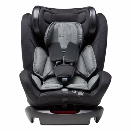 Cadeira de Carro Infantil 0 a 36Kg Elite 4 em 1 Preto e Cinza Ônix - Maxi Baby