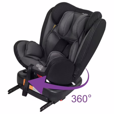 Cadeira de Carro infantil Deluxe 360° Isofix 36kgs Maxi Baby (Preto)
