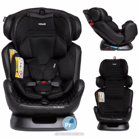 Cadeirinha Infanti Ravenna, 0 a 36kg - Preto