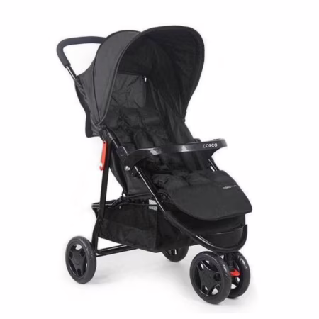 Carrinho de Bebê Toffy, Preto Absoluto - Cosco Kids