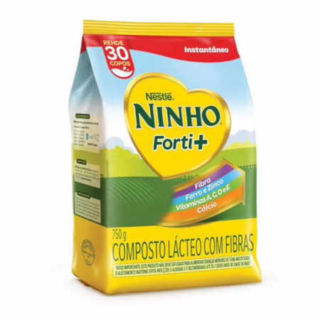 Composto Lácteo, Nestlé, Ninho Forti+, Pacote, 750g