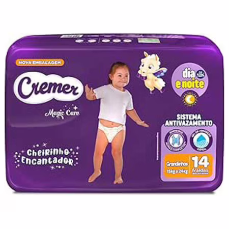 Cremer Fralda Jumbo Grandinhos 14 Unidades