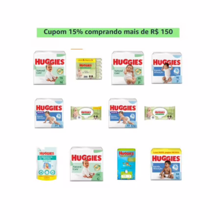 Cupom de 15% off comprando R$ 150 ou mais na Amazon