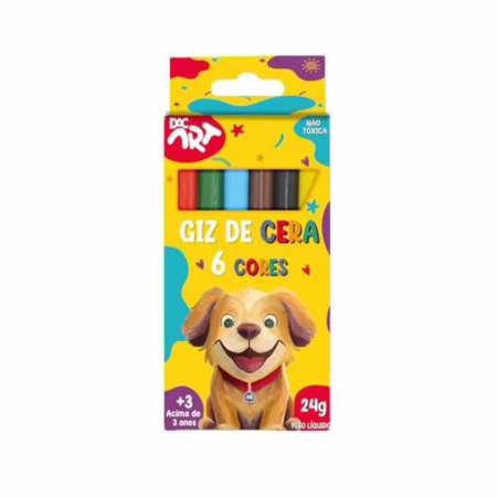 DAC - Giz de Cera com 6 Cores