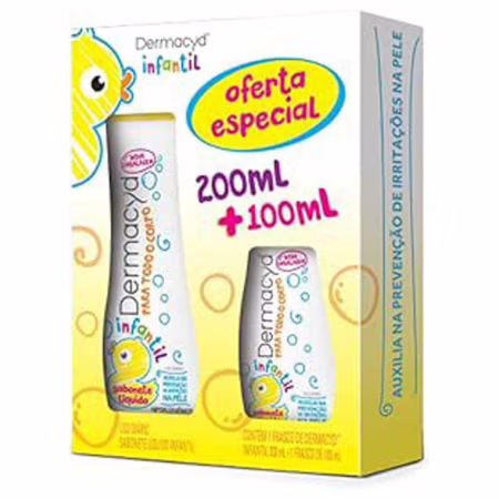 Dermacyd Sabonete Intimo Infantil Lv 200Ml+100Ml