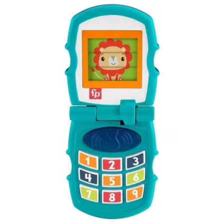 Fisher-Price, Brinquedo Celular dos Animais com Toques e Sons para Bebês, Mattel