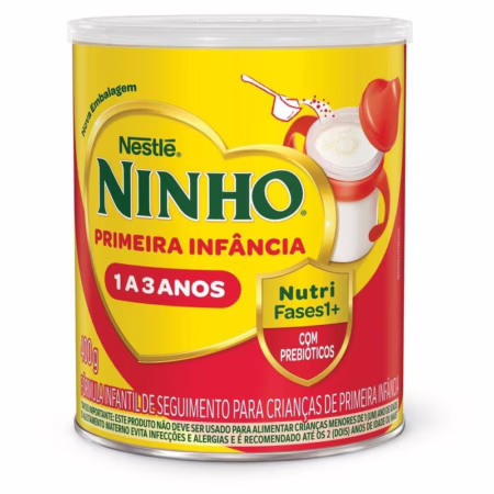 Fórmula Infantil Nestlé Ninho Fases 1+, 800g