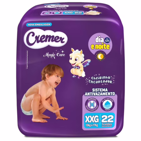 Fralda Cremer Magic Care XXG com 22 Unidades