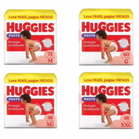 Fralda Huggies Supreme Care Roupinha