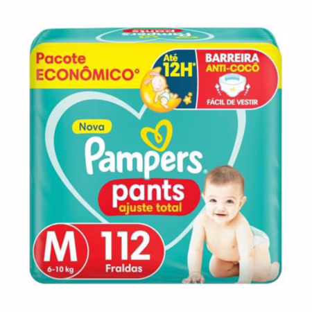 Fralda Pampers Confort Sec Jumbo Plus G com 128