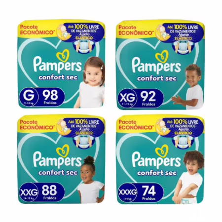 Fralda Pampers Confort Sec