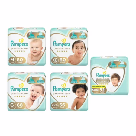 Fralda Pampers Premium Care Fita