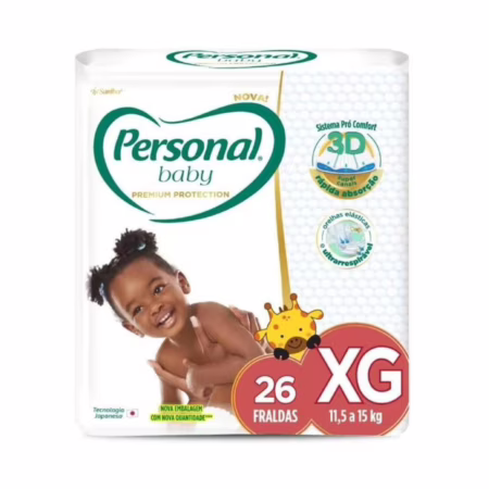 Fralda Personal  Baby Premium Protection XG 26 Unidades