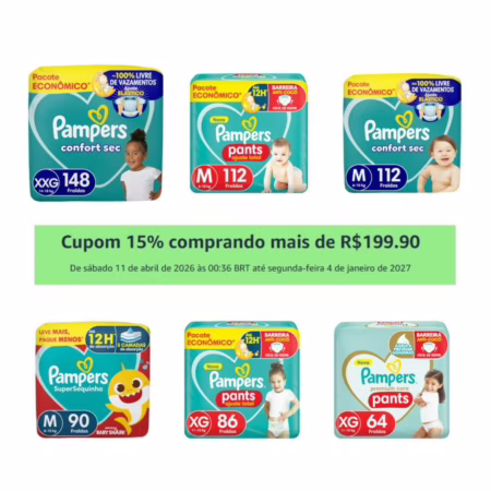 Ganhe 15% de desconto Comprando 199,90 ou mais na Amazon