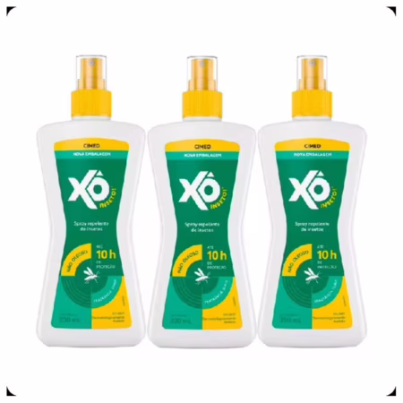 Kit 3 Unidades Repelente Xô Inseto 200ml