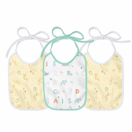 Kit Babador Felpudo Papi Estampado, Papi Textil - 3 Unidades