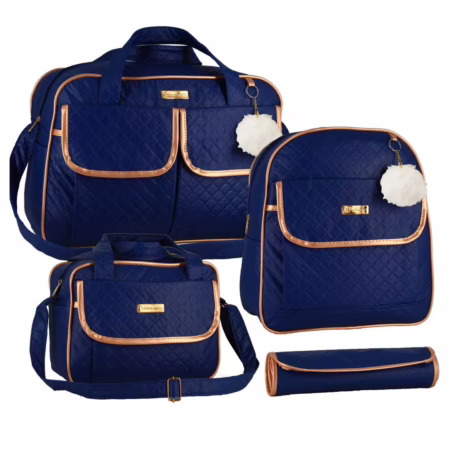 Kit Bolsa Bebe Mala Saída Maternidade com Mochila Menino Menina Impermeável Multifuncional