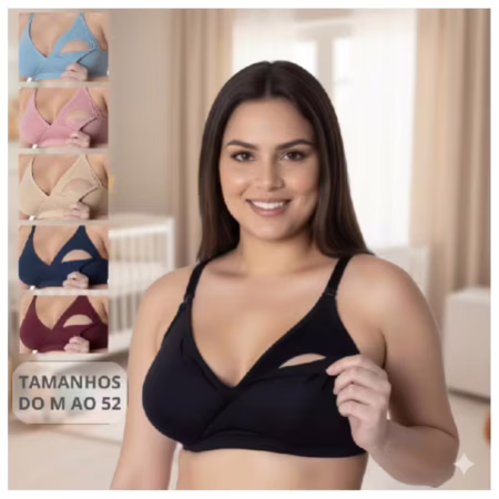 Kit Sutiã Amamentação - Várias Cores