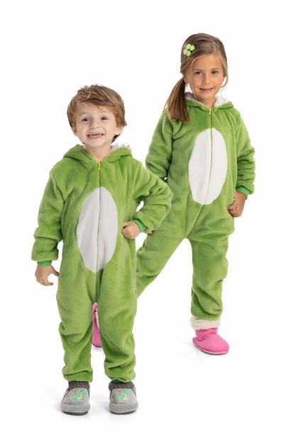 Macacão Kigurumi Bebê Unissex Brilha no Escuro - Dinossauro 🦖