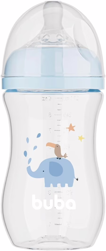 Mamadeira Easy Flow Elefante Azul 270ml