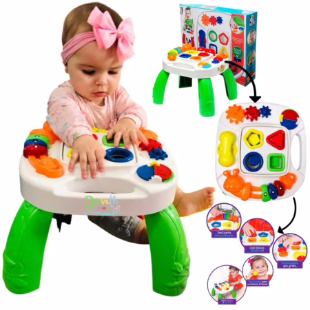 Mesa Divertida Didática Play Time Educacional
