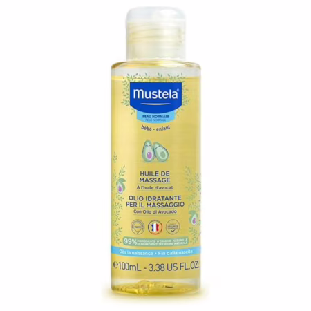 Óleo de Massagem com Abacate Orgânico Mustela, 100ml