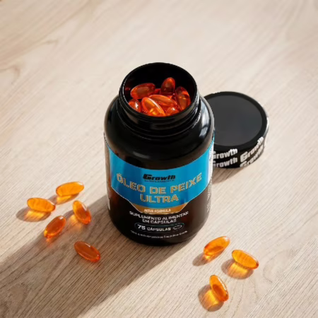 Omega 3 Óleo De Peixe Ultra 75 Softgel (caps) Growth Supplements