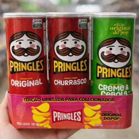 Pringles Original do Pop - Pack com 3 sabores