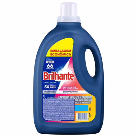 Sabão Liquido Brilhante Limpeza Total 5L